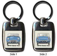 Daimler Dart SP250 1959-64 (wire wheels) Keyring 5